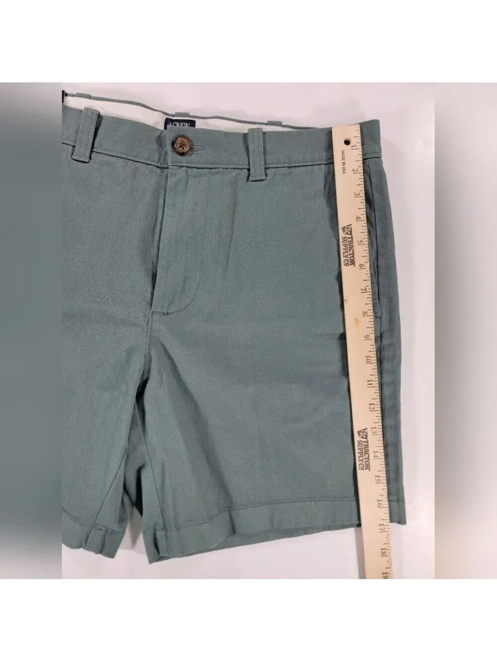 NEW J. Crew Green Preppy Chino 7